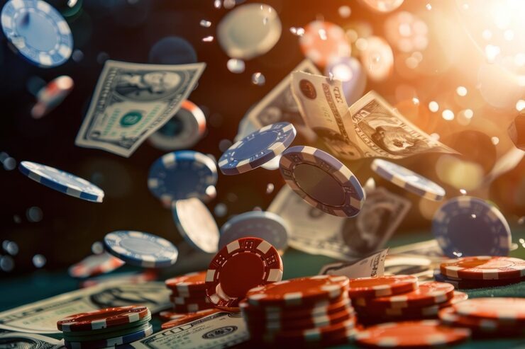 Live roulette wheel spinning at mxslot studio with numbered pockets